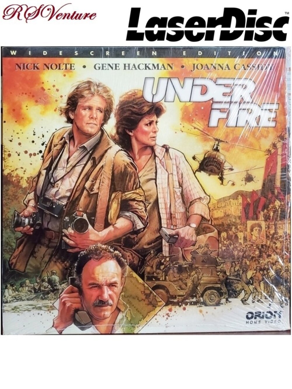 LaserDisc Film "UNDER FIRE"